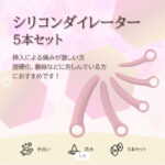  段階的膣トレーニング（チツトレ）グッズ：シリコンダイレーター　5本セット