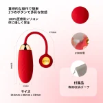 アプリ&リモコン対応の遠隔バイブ:【SVAKOM(スヴァコム)】ELLA(エラ ネオ)レッド